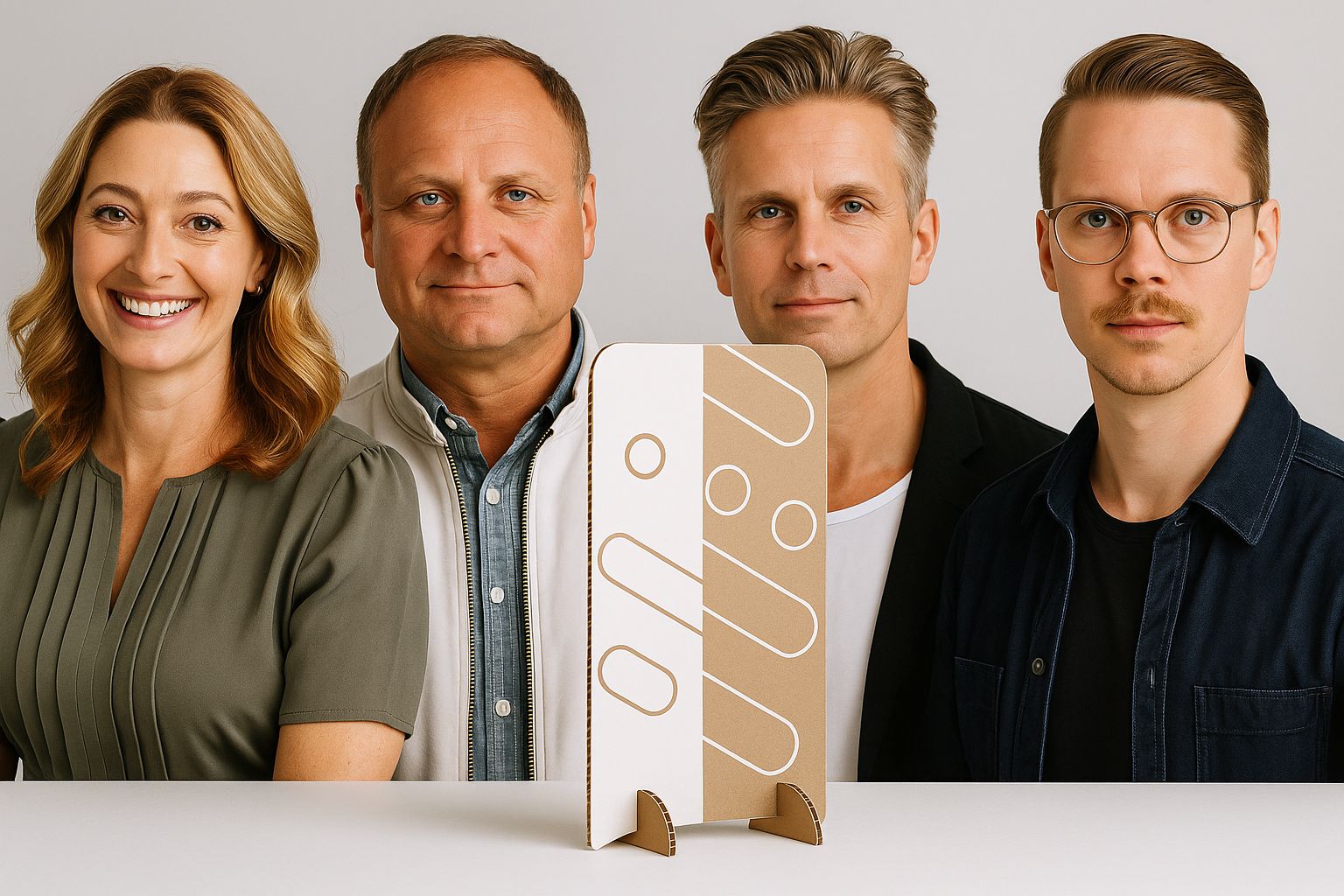 Montage med Blinto-auktioner, bloggikon och text om att göra fynd till content.